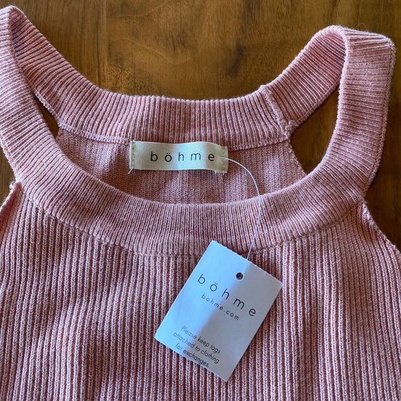 NWT Bohme Knit Halter Tank - Picture 3 of 7